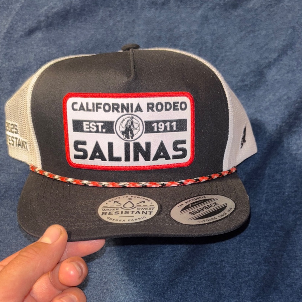 Hooey Black and White Snapback Hat